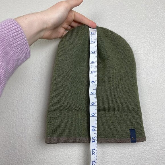Pendleton National Park Stripe Beanie Fold Over Green Gorpcore Knit Unisex OS - Picture 16 of 16